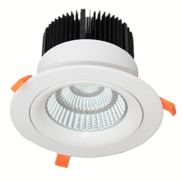 3.54in 20W, 4.33in 30W LED COB Ceiling Light - Flush Mount LED Downlight-1600LM-24/60°Light speed angle